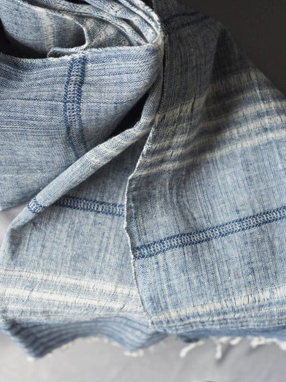 Indigo Organic Kala Cotton Scarf | Verified Sustainable by Brown Living™