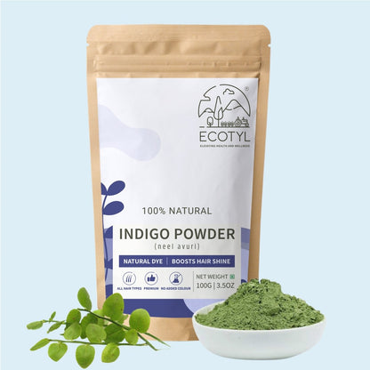 Indigo Powder - 100g | Neel Avuri Natural Hair Dye | Hair Conditioning | Verified Sustainable by Brown Living™