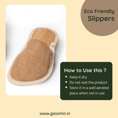 Indoor Slippers – Banana Economy | Closed Toe Slidders | Verified Sustainable by Brown Living™