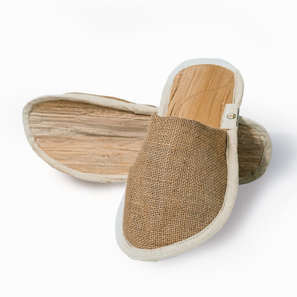 Buy Indoor slippers – Banana Economy Closed Toe Slidders | Shop Verified Sustainable Products on Brown Living