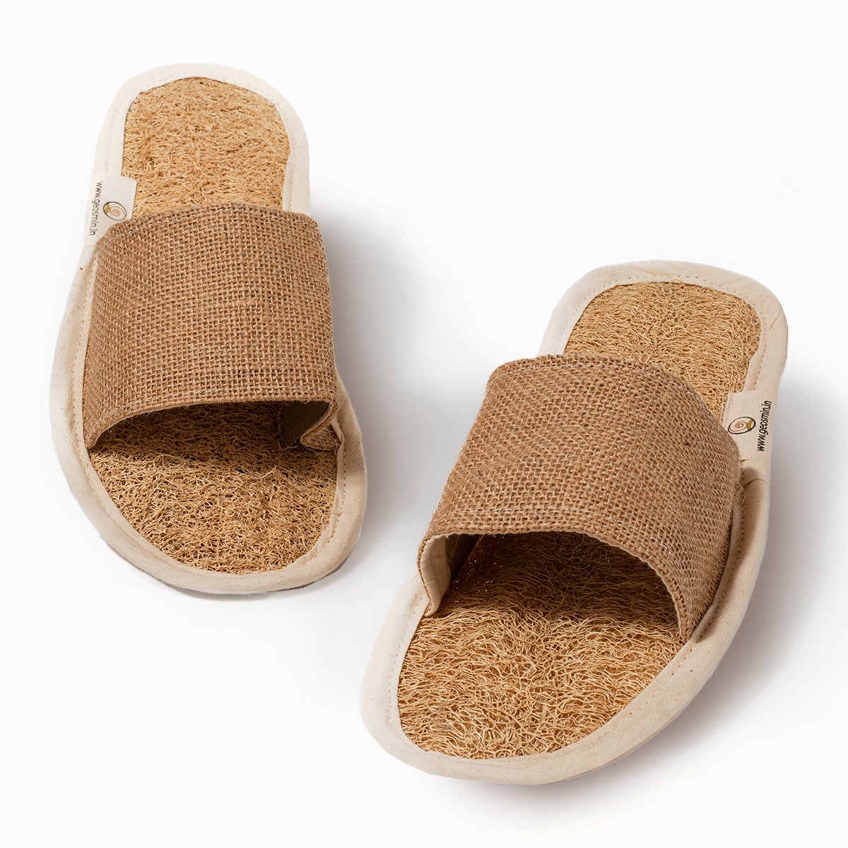 Indoor slippers – Loofah | Open Toe Slidders | Verified Sustainable by Brown Living™