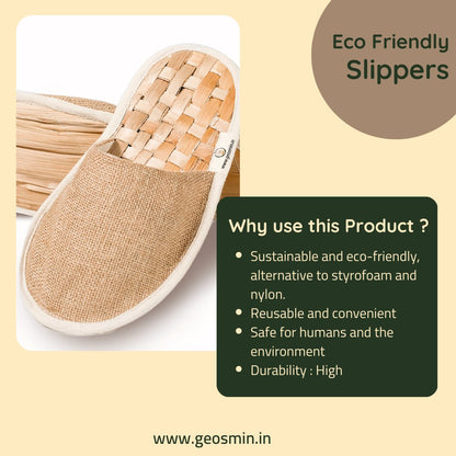 Indoor slippers - Banana Waffle | Closed Toe Slidders | Verified Sustainable by Brown Living™