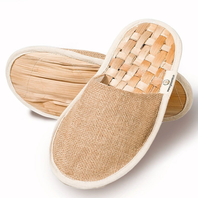 Buy Indoor slippers - Banana Waffle | Closed toe Slip ons | Shop Verified Sustainable Products on Brown Living