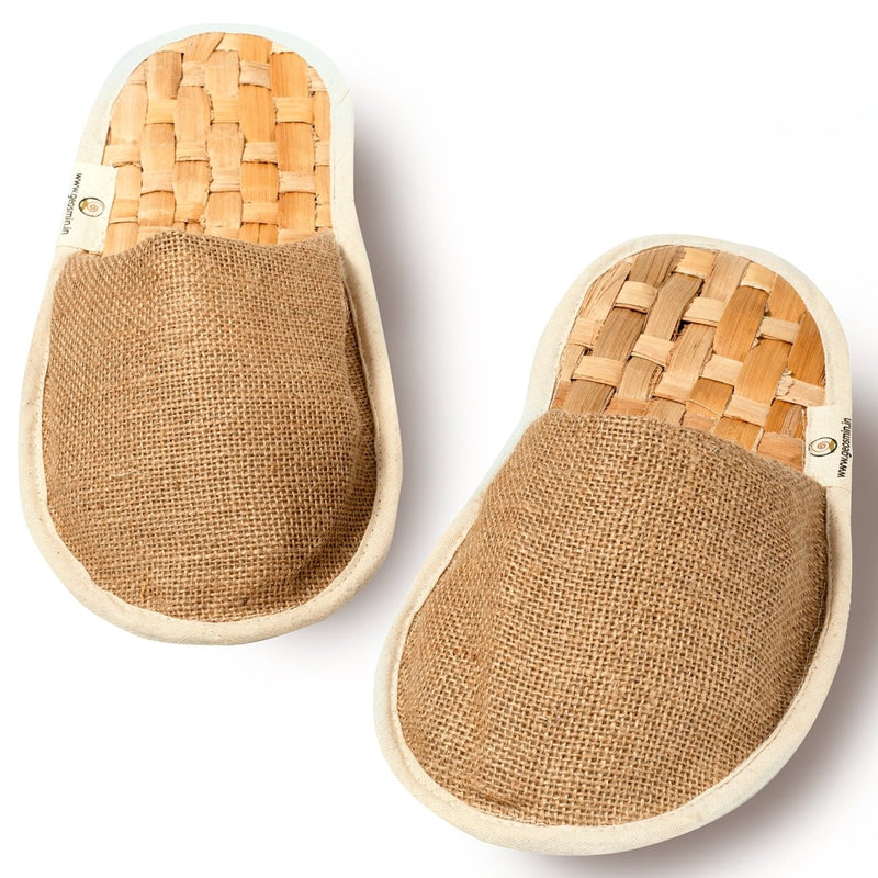 Buy Indoor slippers- Banana Waffle | Closed Toe Slidders | Shop Verified Sustainable Mens Sliders on Brown Living™