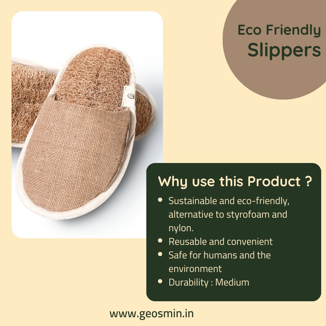 Indoor Slippers – Loofah | Closed Toe Slidders | Verified Sustainable by Brown Living™