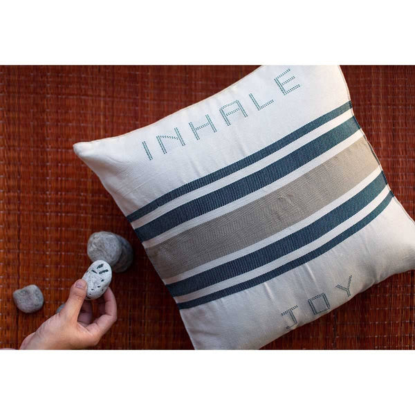 Buy Inhale Joy - Cushion Cover | Shop Verified Sustainable Covers & Inserts on Brown Living™