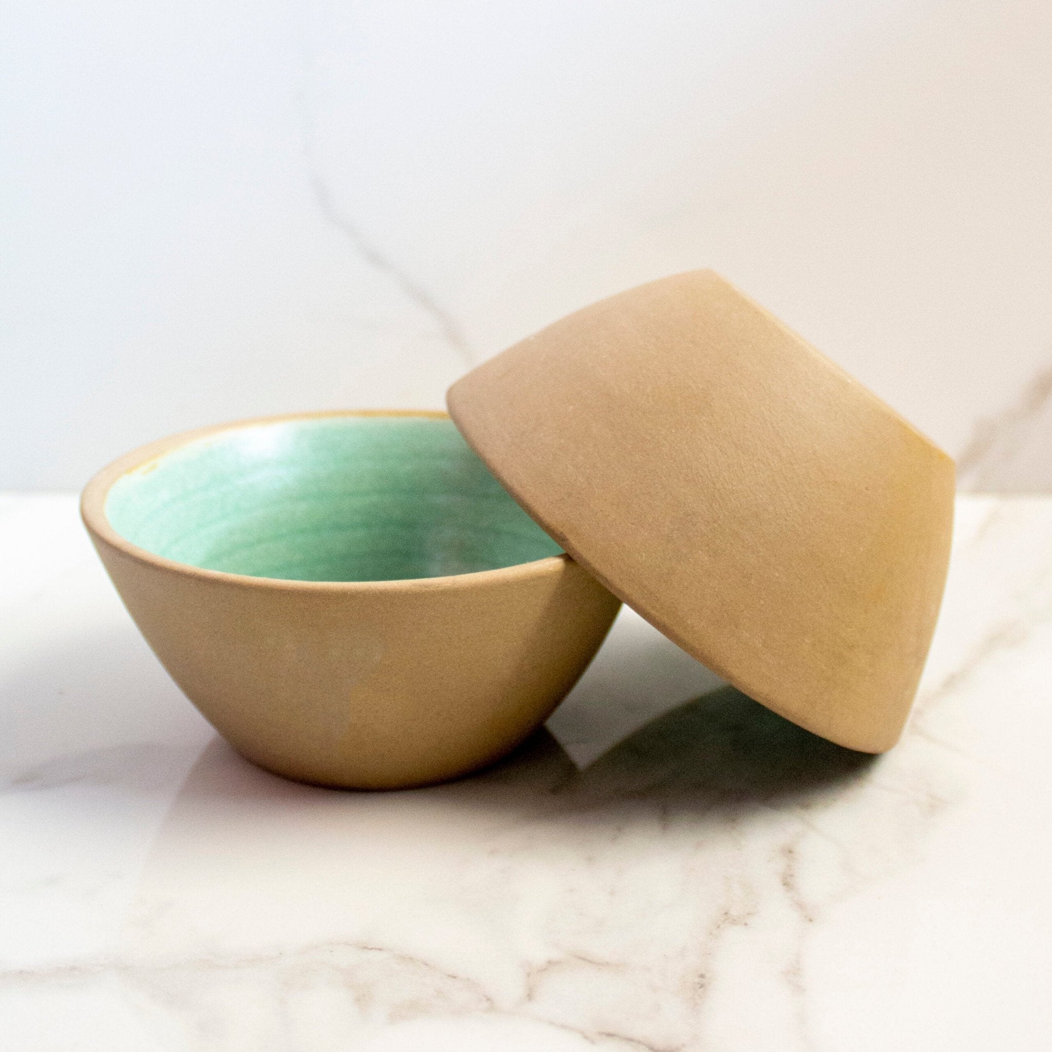 Inside Out Ceramic Soup Bowls ( Set of 2) | Verified Sustainable by Brown Living™