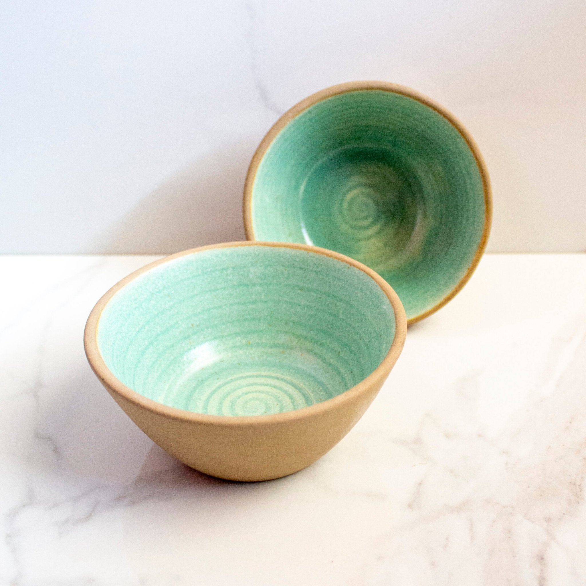 Inside Out Ceramic Soup Bowls ( Set of 2) | Verified Sustainable by Brown Living™