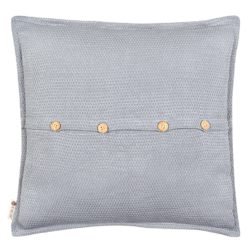 Buy Intertwined Grey Cushion Cover | Shop Verified Sustainable Products on Brown Living