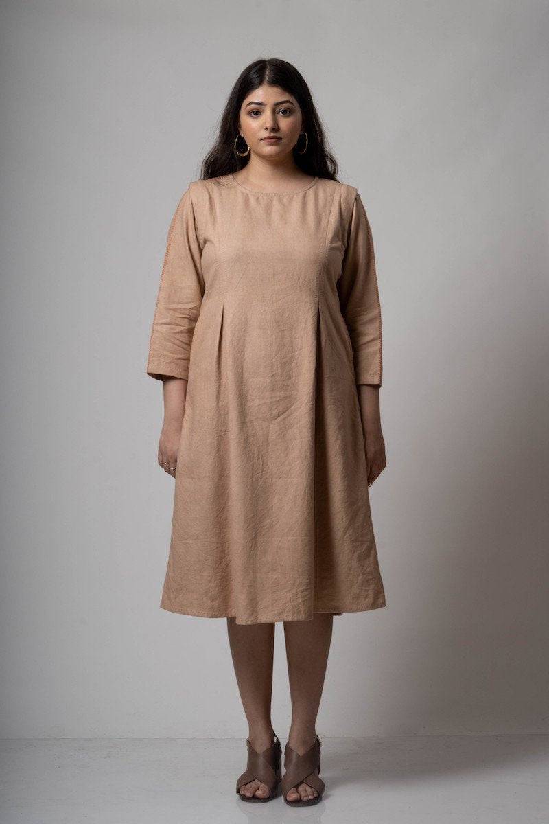 Inverted Pleat Dress | Verified Sustainable by Brown Living™