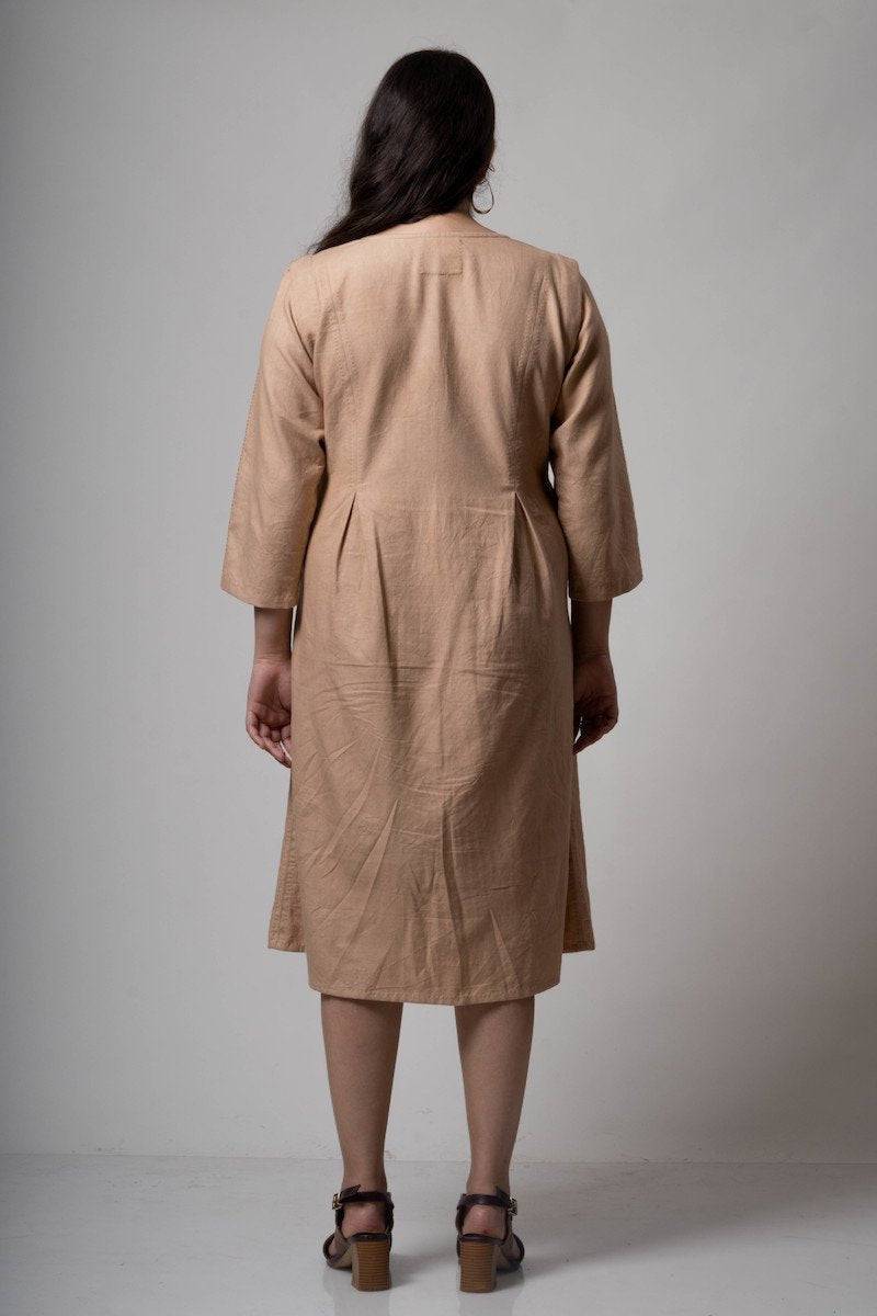 Inverted Pleat Dress | Verified Sustainable by Brown Living™