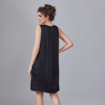 Izzie - Stylish Waterfall Drape Dress | Verified Sustainable by Brown Living™