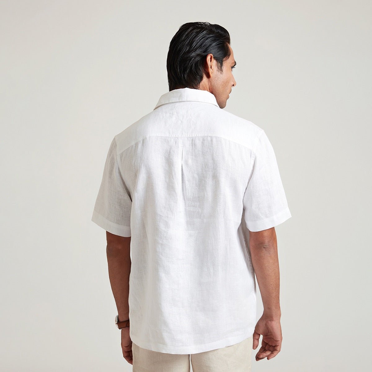 Jack Organic Linen Half Placket Henley Shirt | Verified Sustainable by Brown Living™