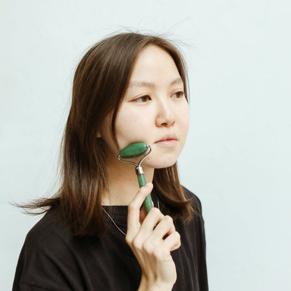 Jade Face Massage Roller | Verified Sustainable by Brown Living™