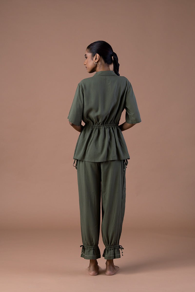 Buy Jaitooni Rayon Trouser | Shop Verified Sustainable Products on Brown Living