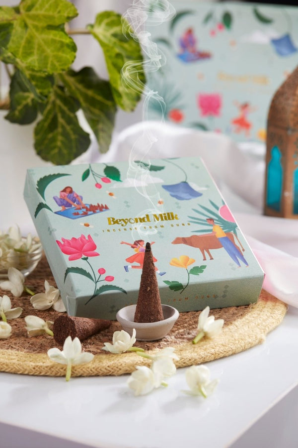 Buy Jasmine Incense Cone | Improves focus | Keeps mosquitoes away | Shop Verified Sustainable Products on Brown Living