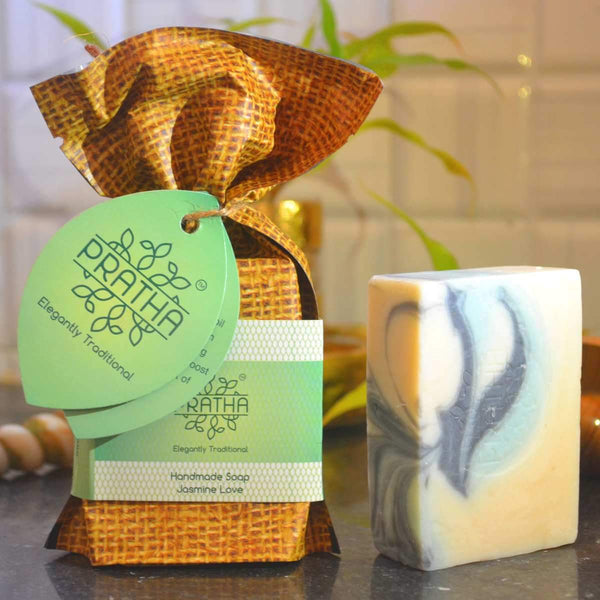 Buy Jasmine Love| Cold Process Handmade Soap | Shop Verified Sustainable Body Soap on Brown Living™