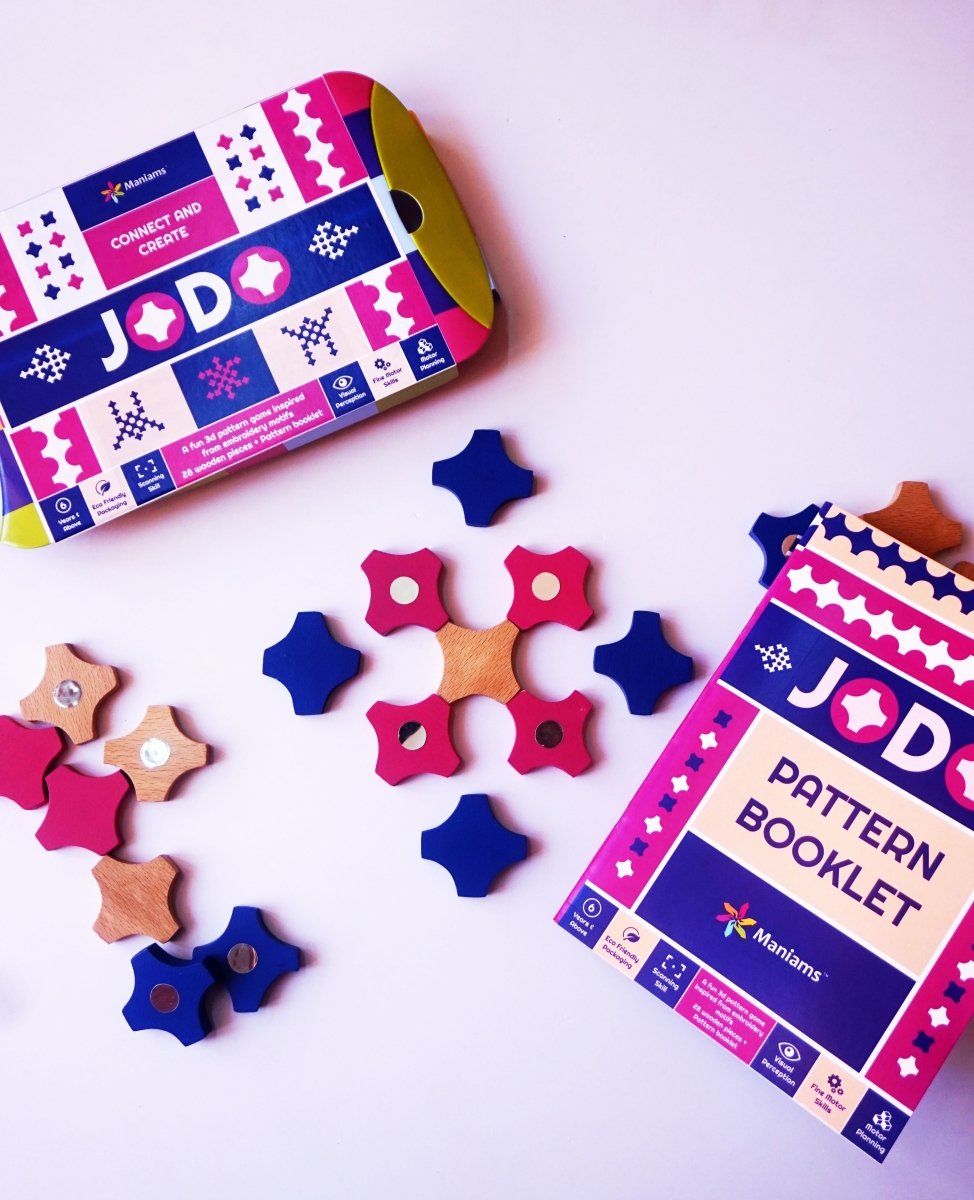 Jodo Wooden Puzzle for Kids (4 to 8 years) | Verified Sustainable by Brown Living™