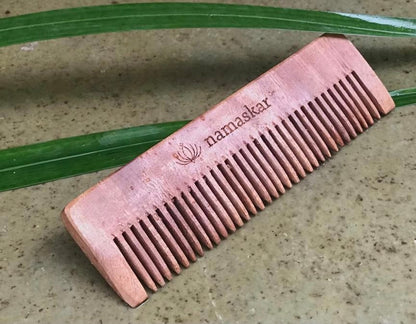 Joy - 100 % Compostable Neem Wooden Comb | 5 inch | Verified Sustainable by Brown Living™