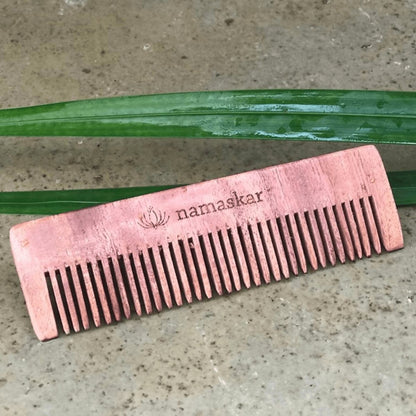 Joy - 100 % Compostable Neem Wooden Comb | 5 inch | Verified Sustainable by Brown Living™