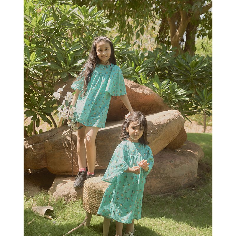 Joyshroom Dress | For kids of age 3 - 8 years | Verified Sustainable by Brown Living™