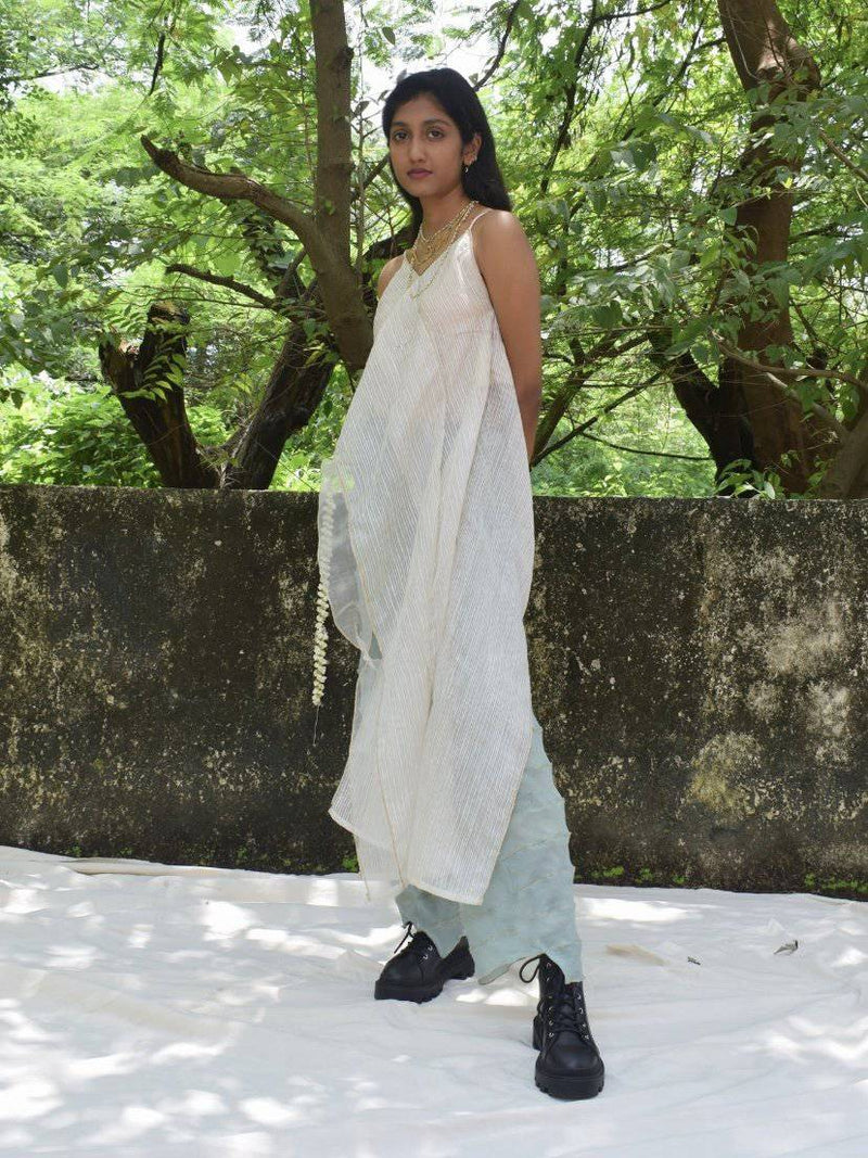 Buy Juhi Asymmetrical Silk Top | Shop Verified Sustainable Womens Top on Brown Living™