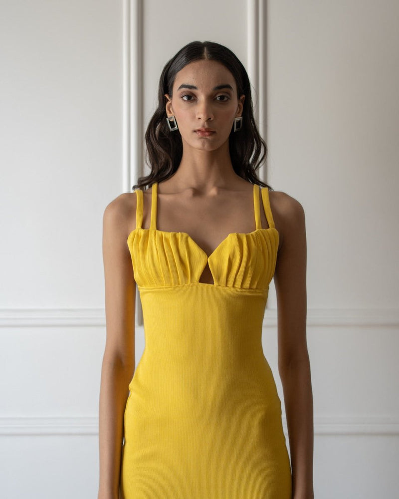 Buy Julia Dress - Yellow | Shop Verified Sustainable Products on Brown Living