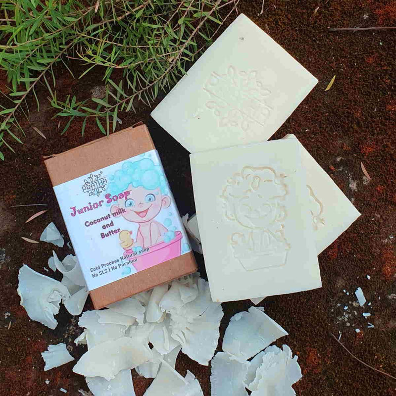 Buy Junior Soap | Coconut Milk & Butter | Cold Process Handmade Soap | Shop Verified Sustainable Body Soap on Brown Living™