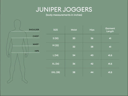 Juniper Joggers - Blue Melange | Verified Sustainable by Brown Living™