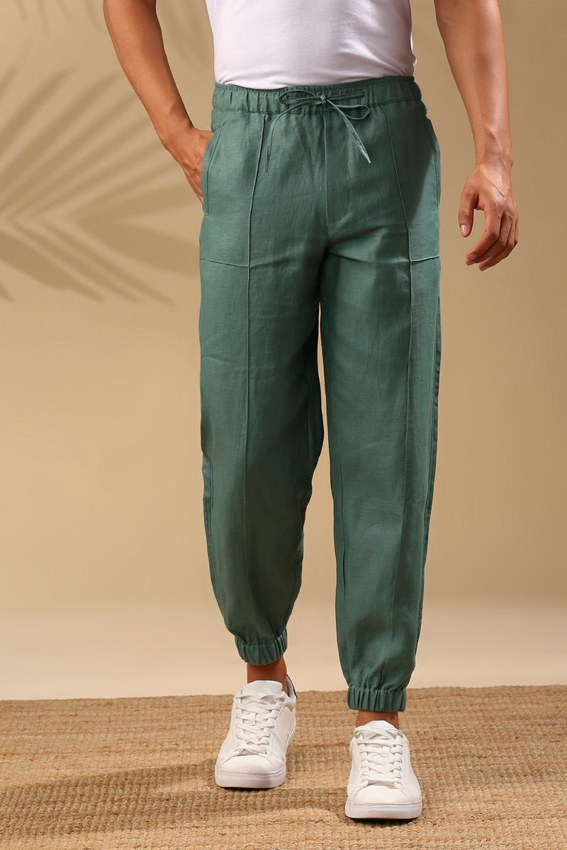 Buy Juniper Joggers - Deep Green | Shop Verified Sustainable Products on Brown Living