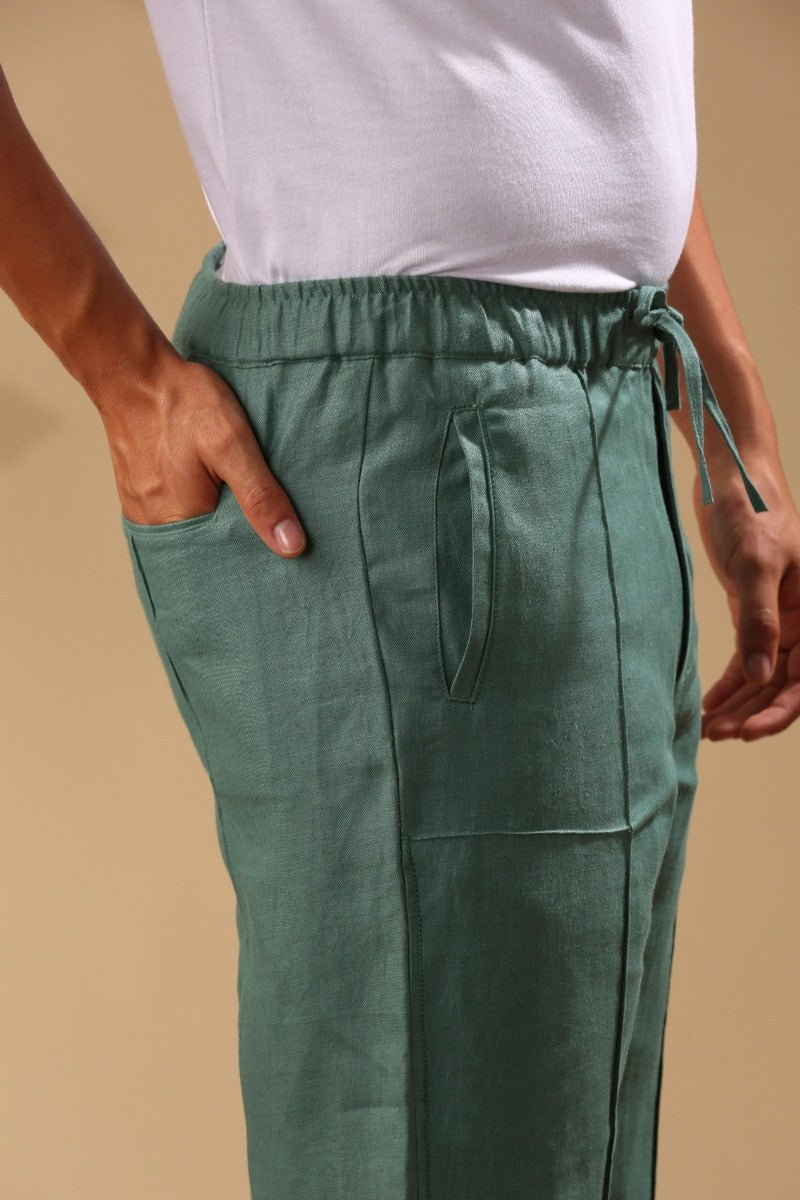 Buy Juniper Joggers - Deep Green | Shop Verified Sustainable Mens Pants on Brown Living™