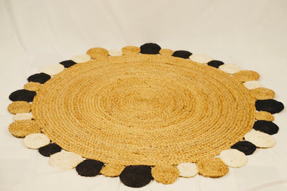 Jute Chakra Boho Rug | Verified Sustainable by Brown Living™