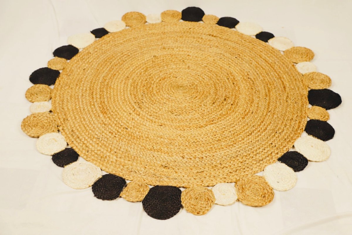 Jute Chakra Boho Rug | Verified Sustainable by Brown Living™