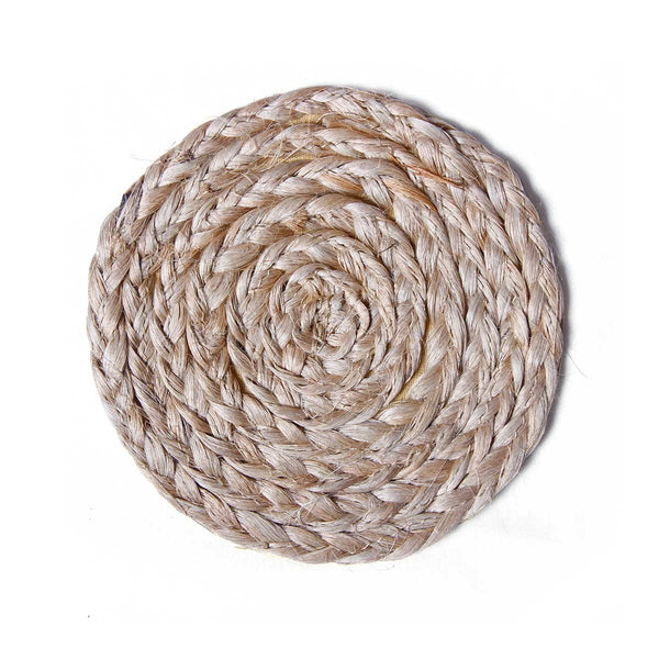 Buy Jute Coaster | Made with 100% Jute | Set of 4 | Shop Verified Sustainable Table Decor on Brown Living™