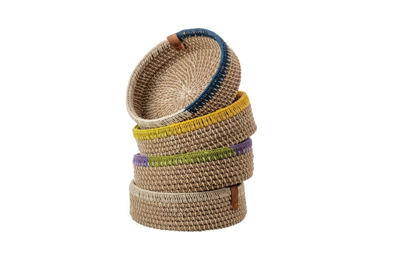 Buy Jute Designer Baskets | Storage/Shelves Baskets | Storage organizer - Small | Shop Verified Sustainable Products on Brown Living