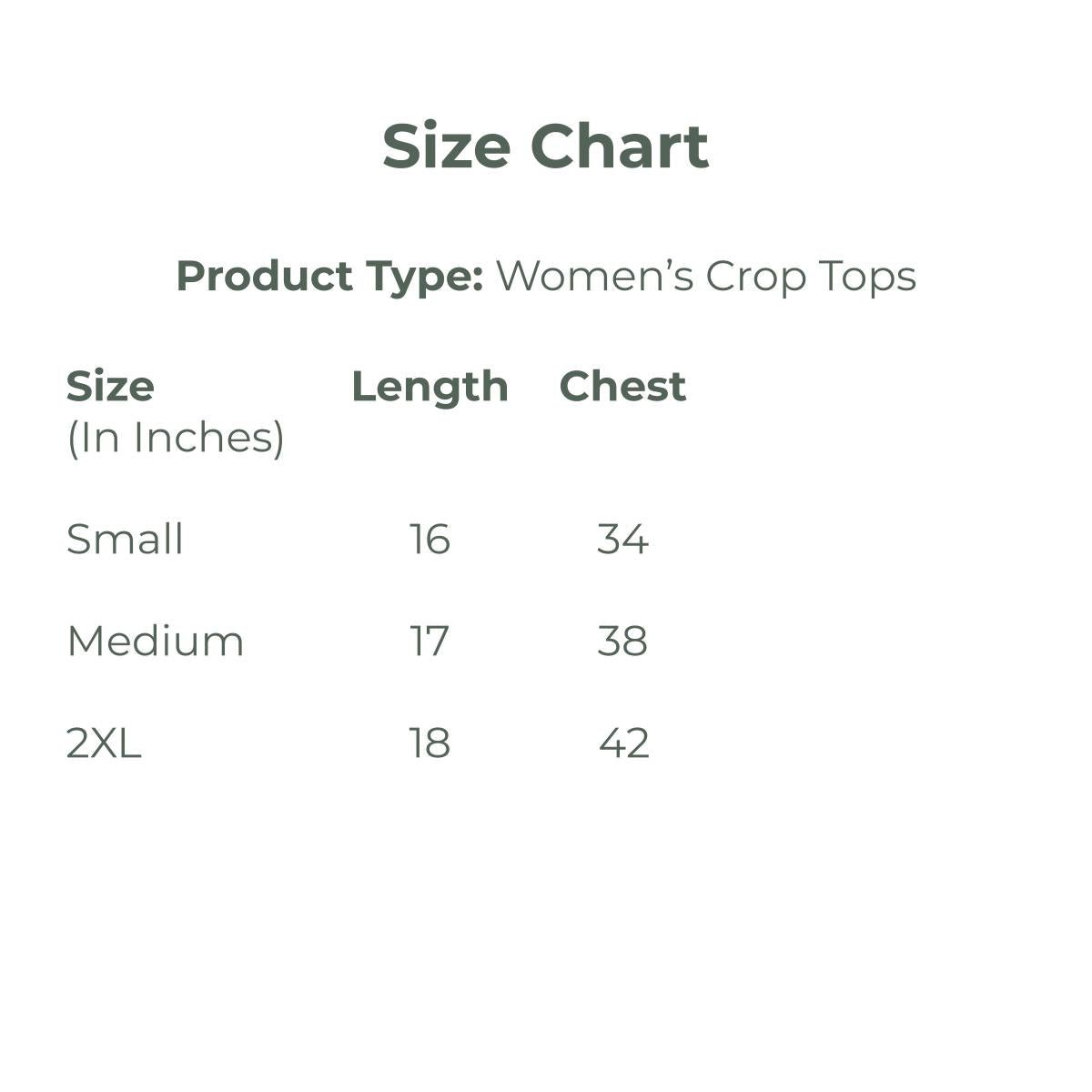 Kachra Crop Top | 100% Cotton Bio - Washed Fabric | Verified Sustainable by Brown Living™