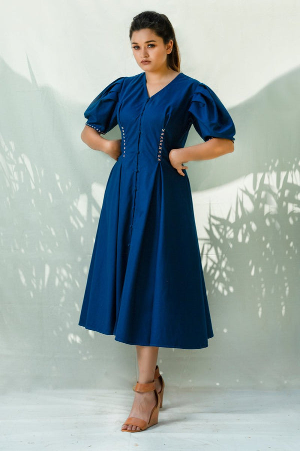 Buy Kairos Tea Length Dress | Shop Verified Sustainable Womens Dress on Brown Living™