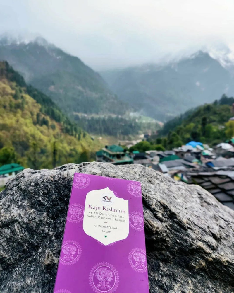 Buy Kaju Kishmish Chocolate Bar (Indian Cashews and Raisins) | Shop Verified Sustainable Products on Brown Living