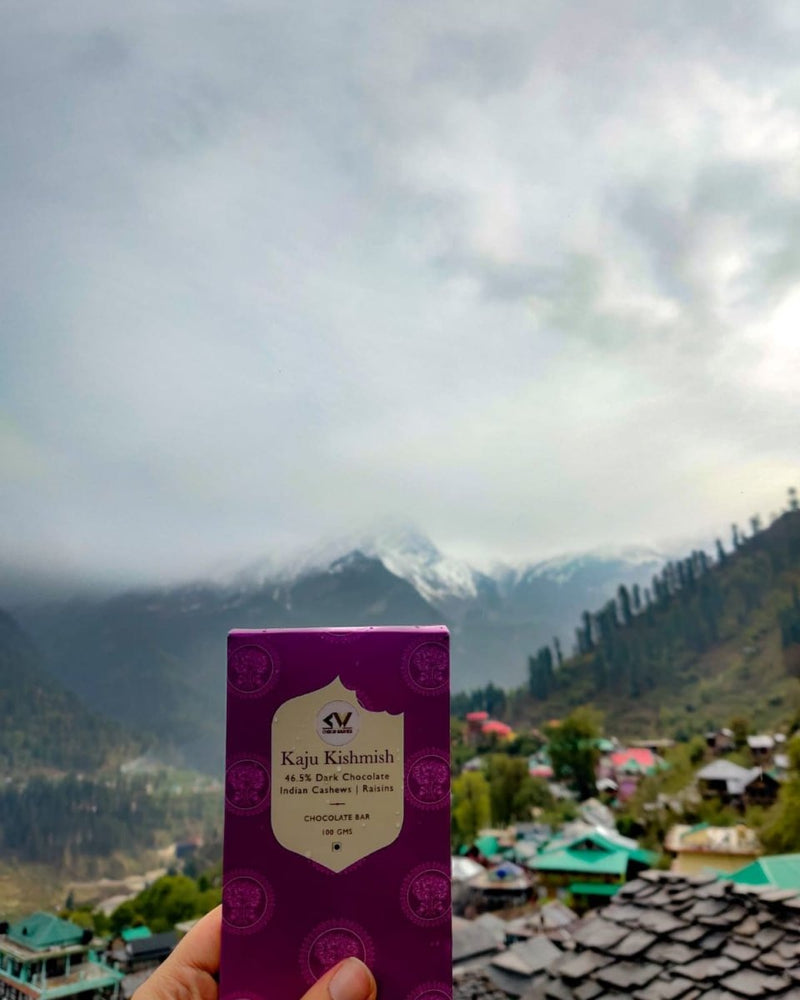 Buy Kaju Kishmish Chocolate Bar (Indian Cashews and Raisins) | Shop Verified Sustainable Products on Brown Living