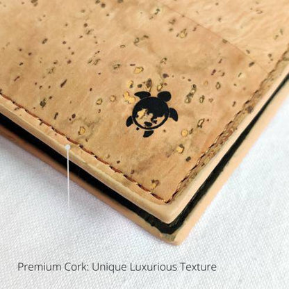 Kakapo Cork Wallet - Unique Unisex Slim Wallet for Men and Women - Tan | Verified Sustainable by Brown Living™