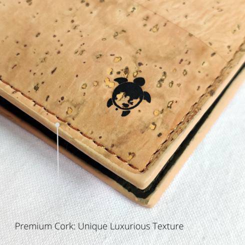 Kakapo Cork Wallet - Unique Unisex Slim Wallet for Men and Women - Tan | Verified Sustainable by Brown Living™