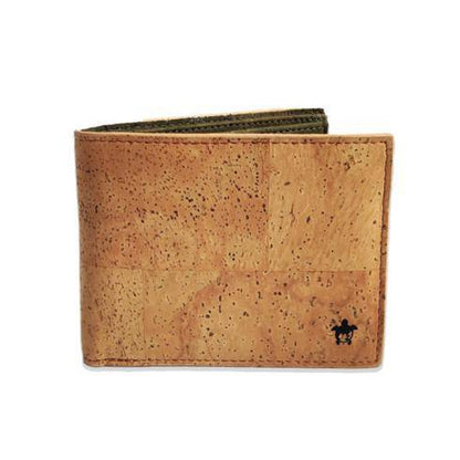 Kakapo Cork Wallet - Unique Unisex Slim Wallet for Men and Women - Tan | Verified Sustainable by Brown Living™