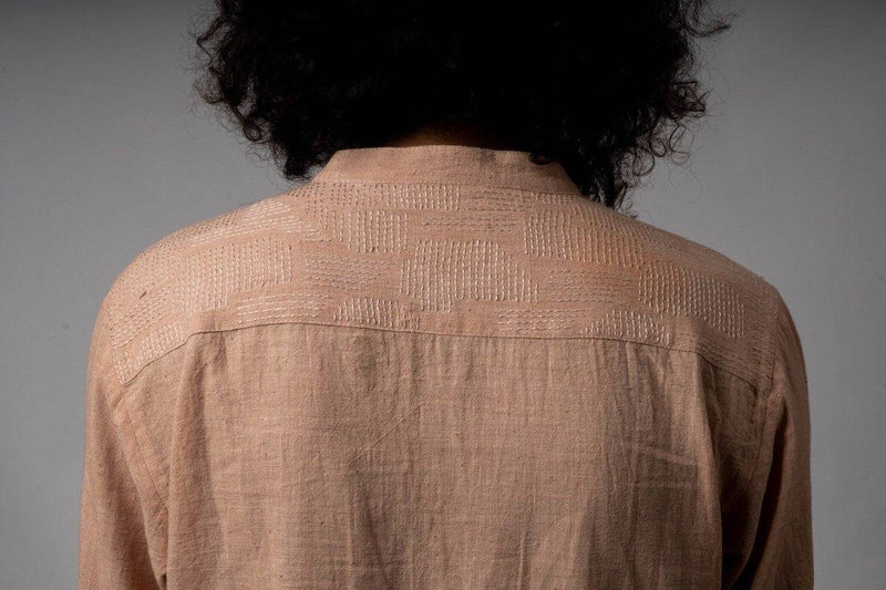 Buy Kala Cotton Long Shirt | Shop Verified Sustainable Mens Shirt on Brown Living™