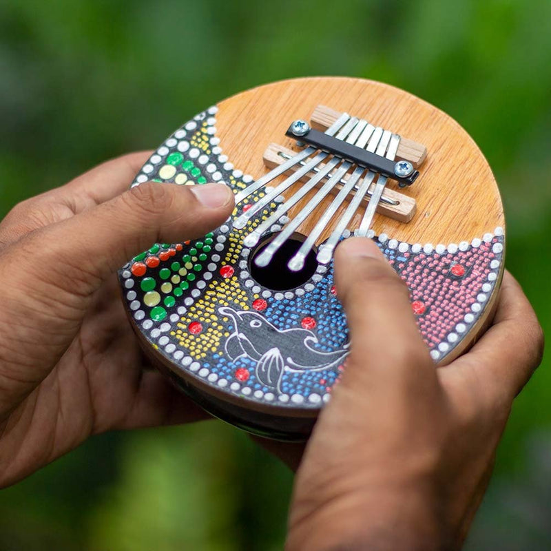 Buy Kalimba 7 keys- Dolphin | Shop Verified Sustainable Products on Brown Living