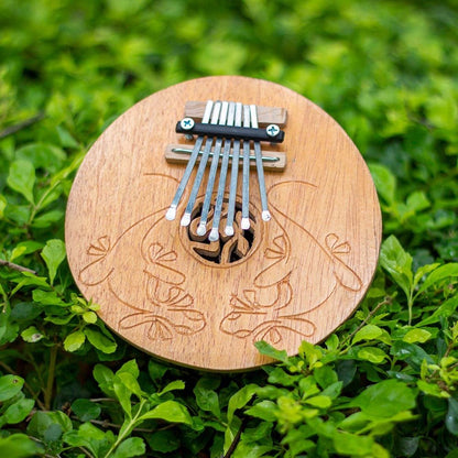 Kalimba 7 keys - Plain engraved Iguana | Verified Sustainable by Brown Living™
