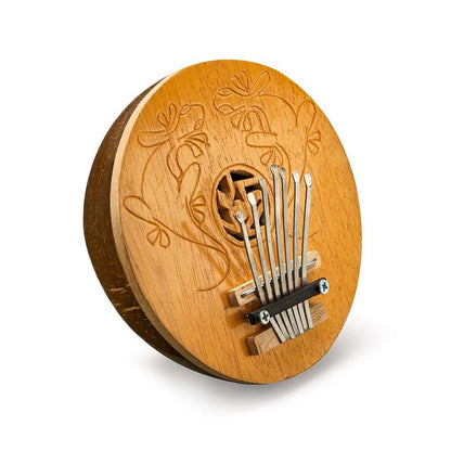 Kalimba 7 keys - Plain engraved Iguana | Verified Sustainable by Brown Living™