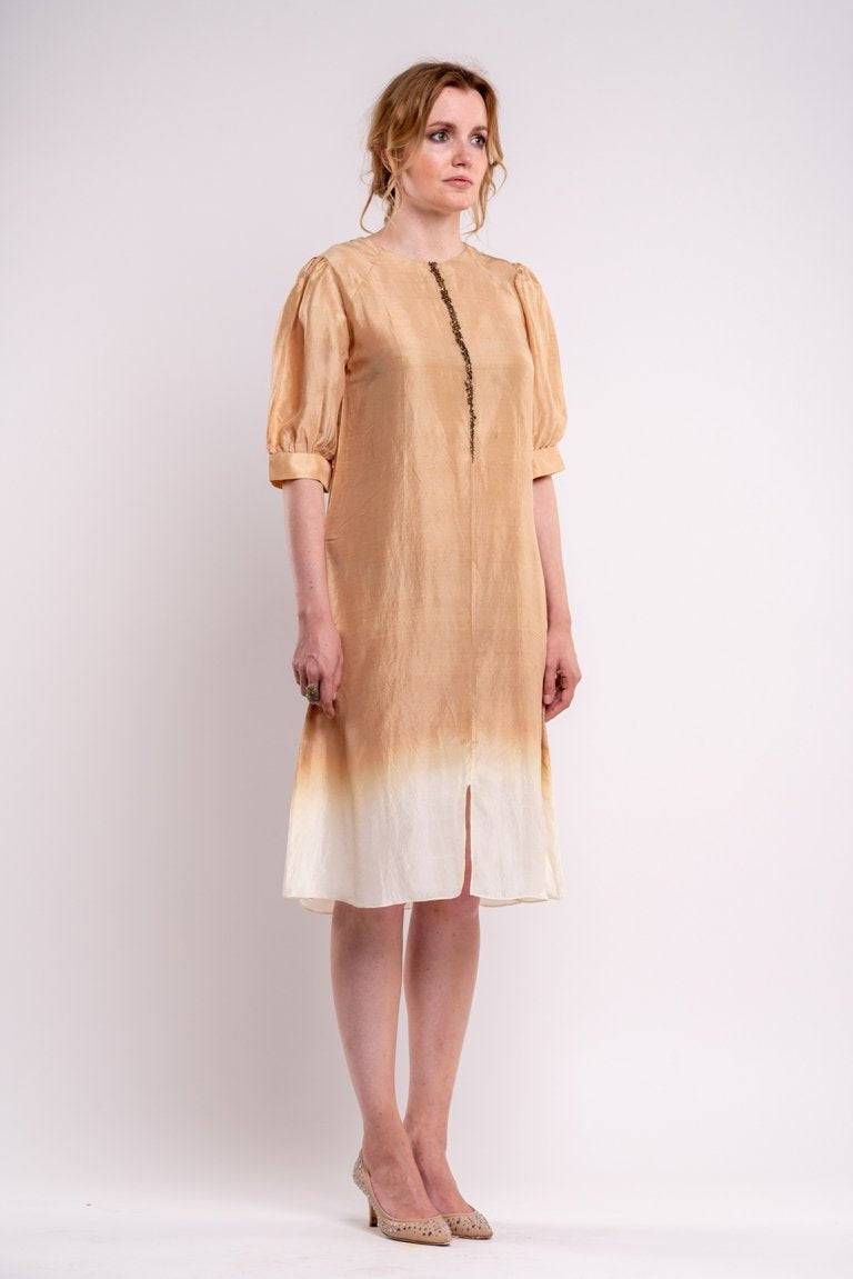 Buy Kanso Ombre Silk Dress | Shop Verified Sustainable Womens Dress on Brown Living™