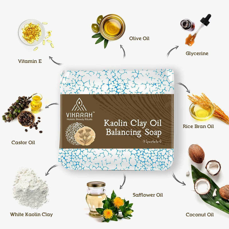 Buy Kaolin Clay Oil Balancing Soap | Shop Verified Sustainable Body Soap on Brown Living™