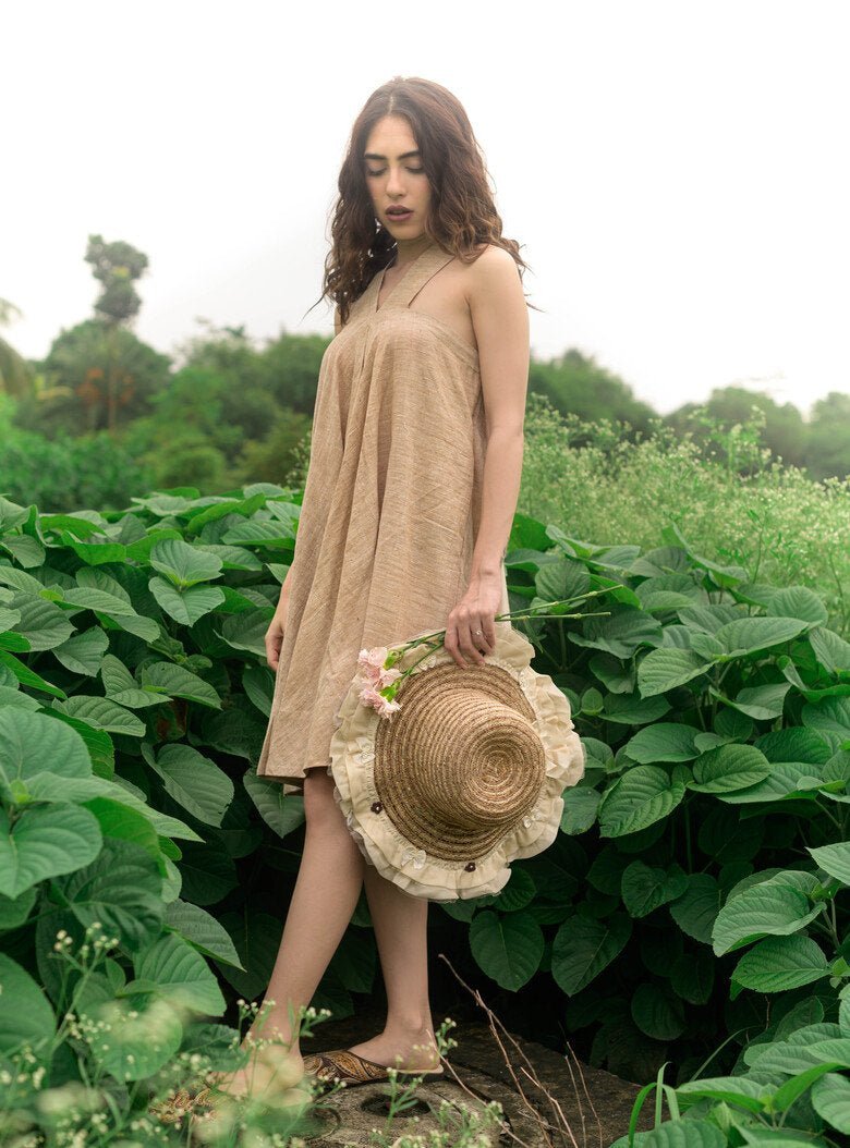 Kara Dress - Beige | Verified Sustainable by Brown Living™