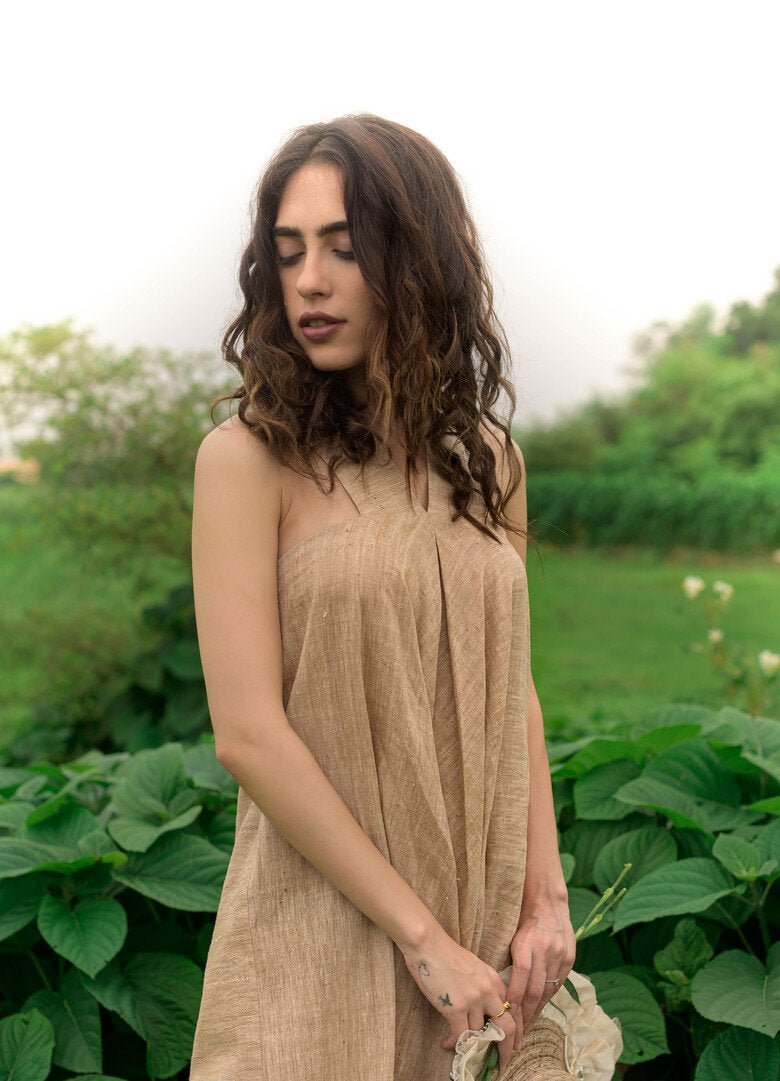 Kara Dress - Beige | Verified Sustainable by Brown Living™